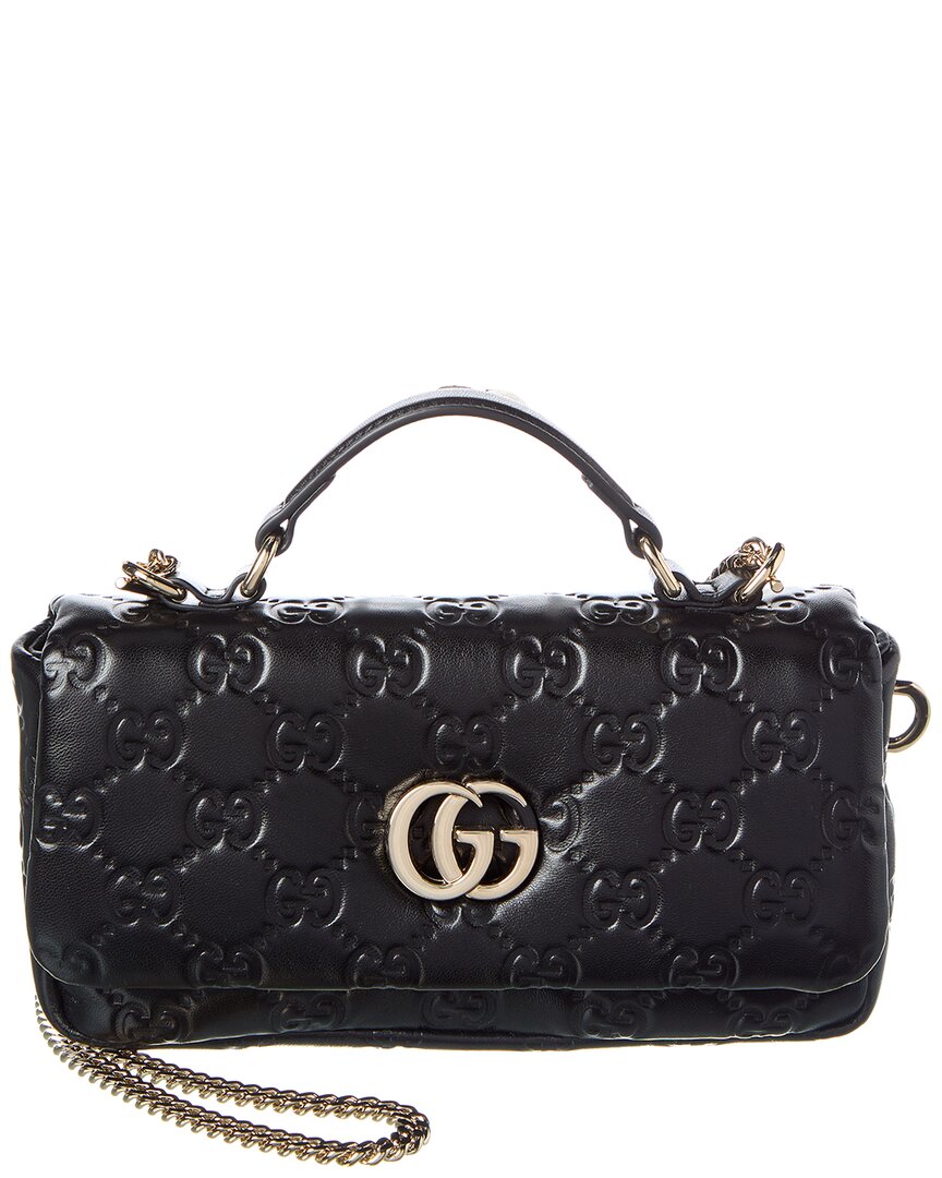 Gucci GG Milano Mini Leather Top Handle Bag