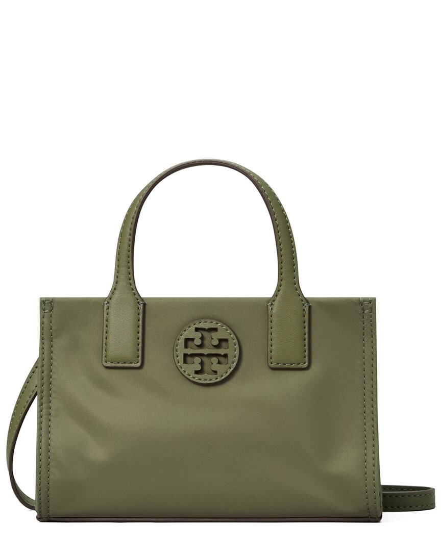 Tory Burch Ella Nylon Mini Tote In Green