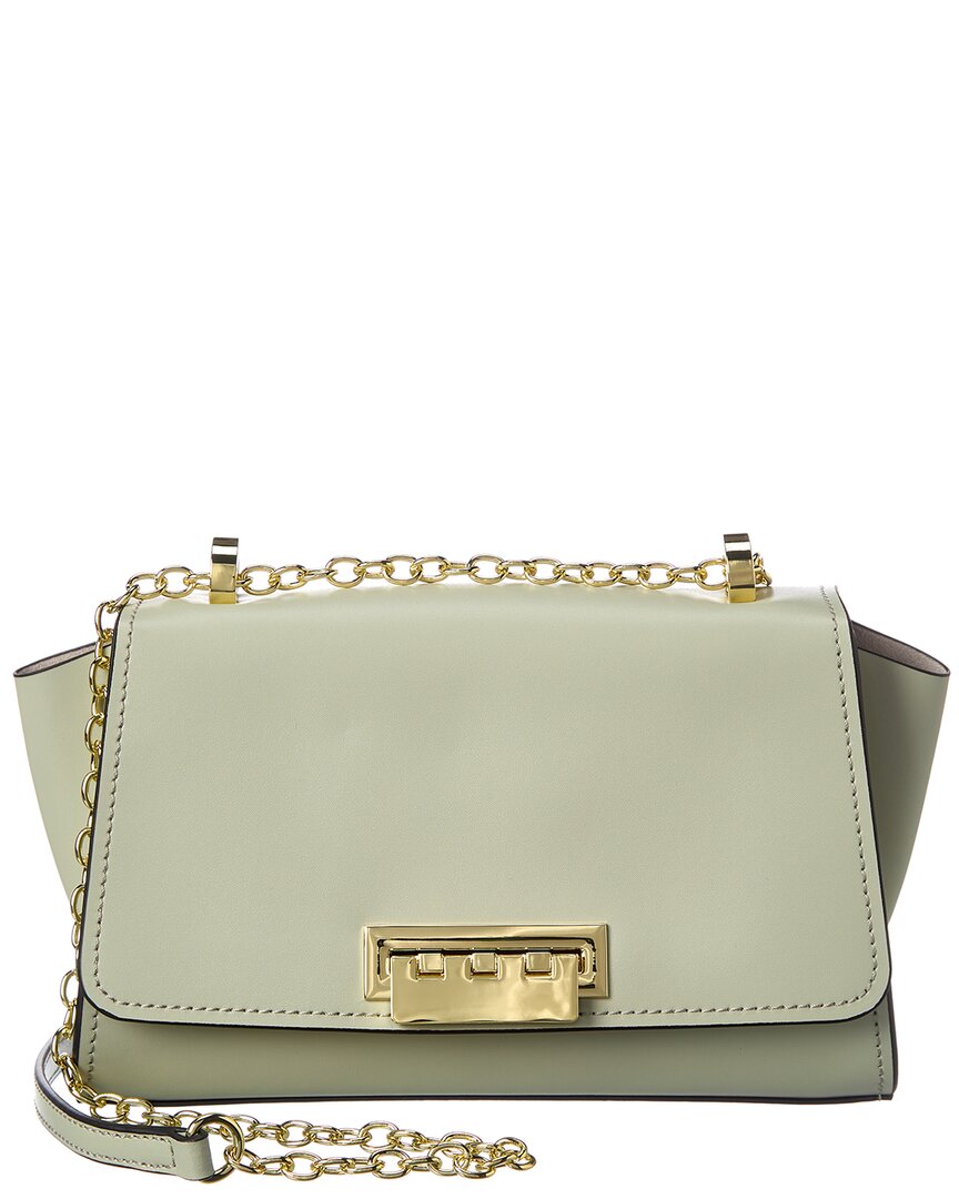 Zac Posen Leather Shoulder Bag in Green