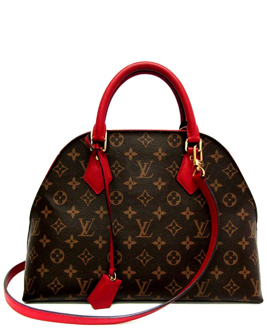 Pre-owned Louis Vuitton Monogram & Rouge Shoulder Bag (authentic )