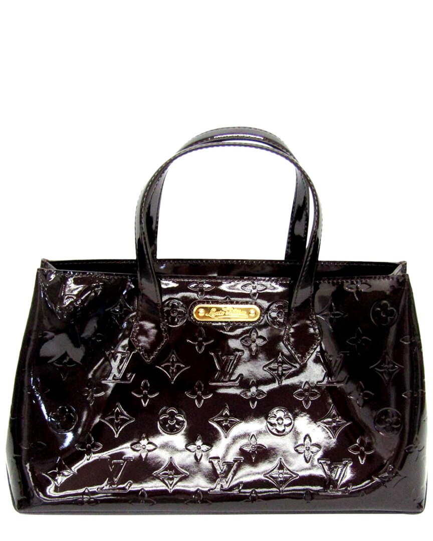 Pre-owned Louis Vuitton Amarante Monogram Vernis Shoulder Bag (authentic )