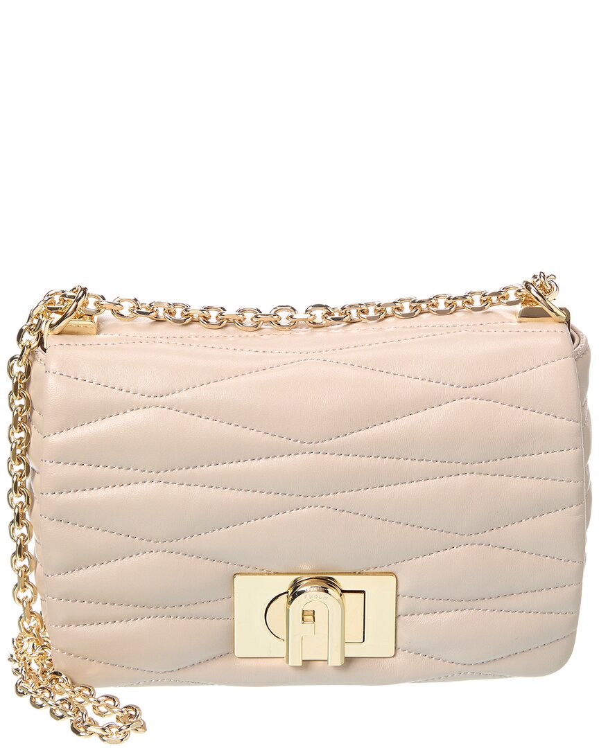 Furla 1927 Small Leather Crossbody 22 In Brown