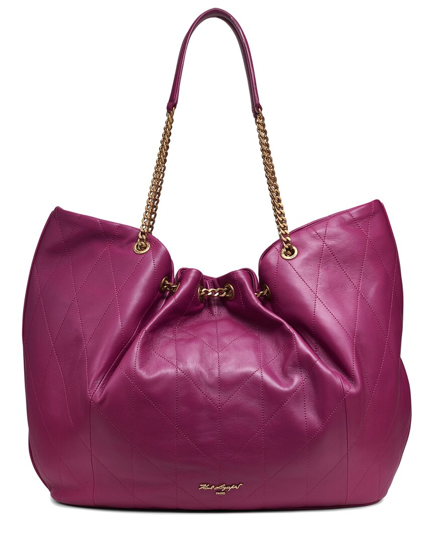Karl Lagerfeld Estelle Leather Tote