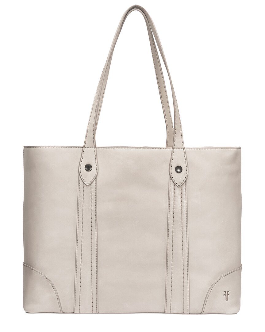 Frye Melissa Leather Shopper Tote In Brown