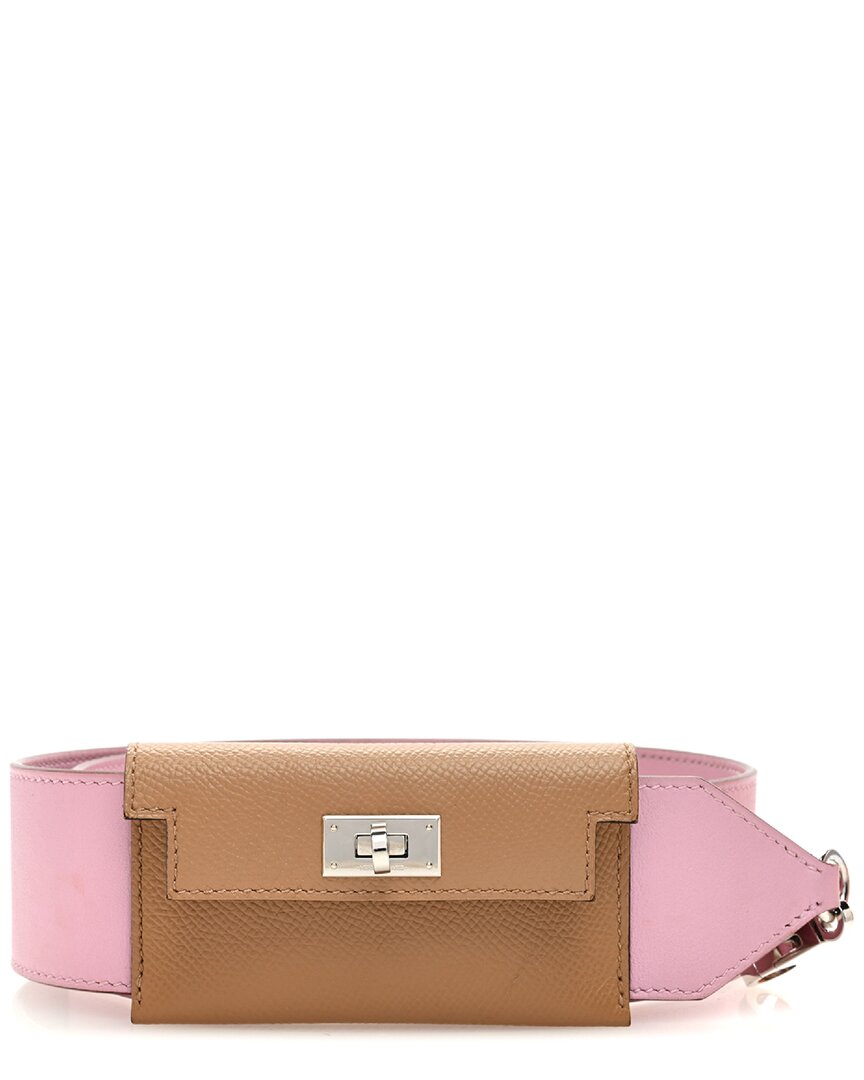 Pre-owned Hermes Hermès Multicolor Epsom Leather Swift Pocket Kelly Shoulder Strap (authentic Pre-loved)