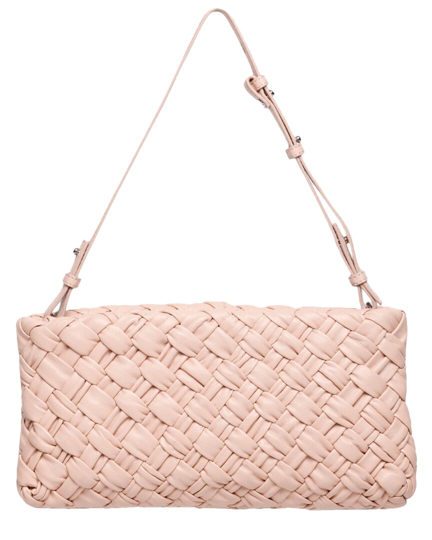 Walter Baker Whitley Woven Leather Clutch
