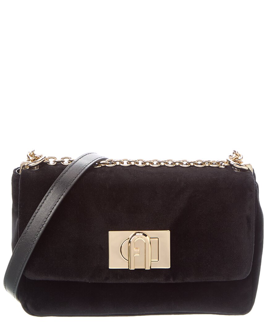 Furla 1927 Leather Crossbody In Black