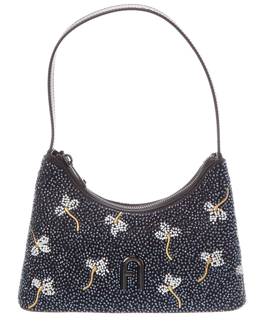 Furla Diamante Shoulder Bag In Black
