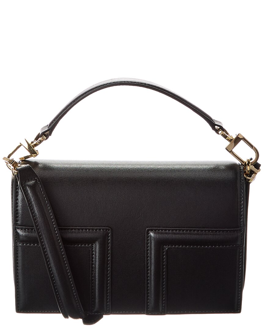 Totême Toteme T-flap Mini Leather Shoulder Bag