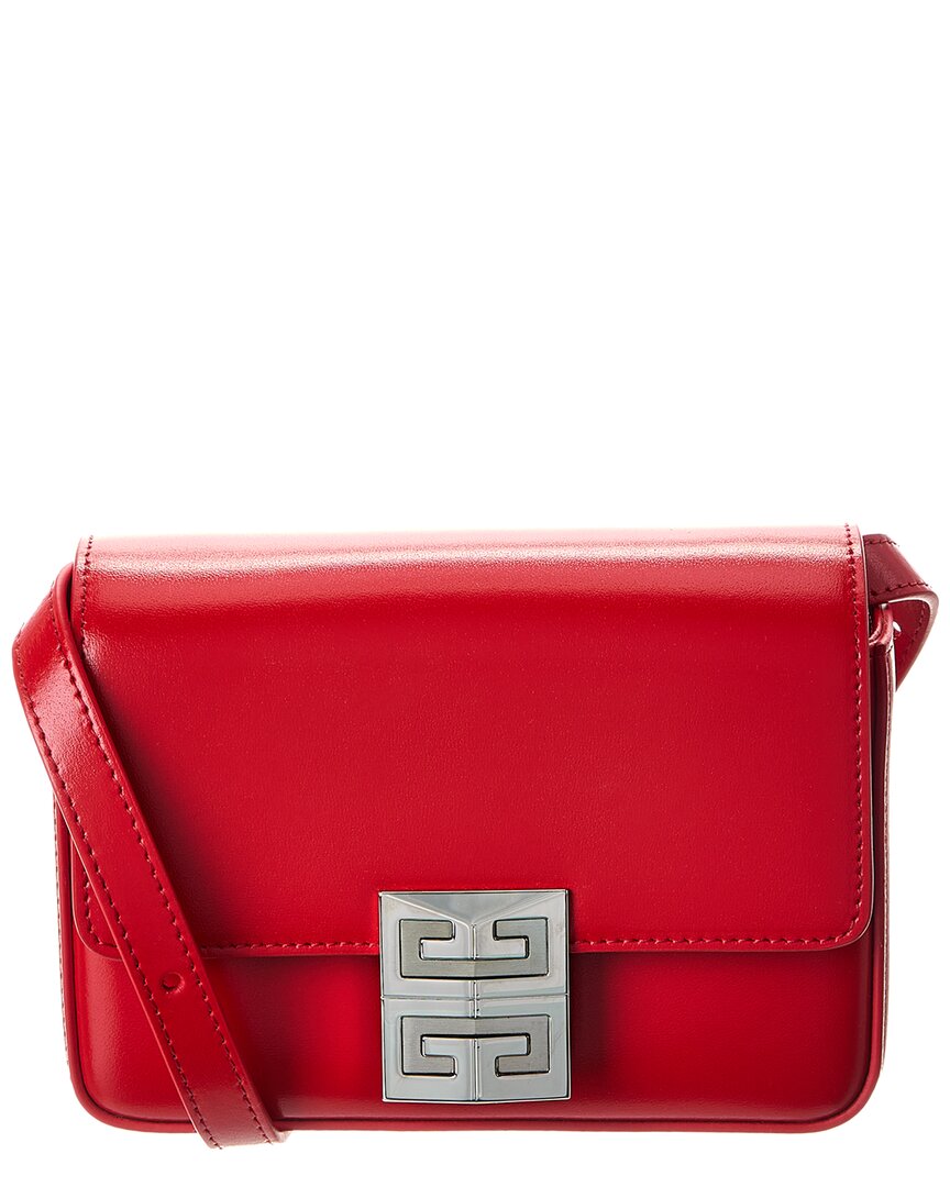 新品 GIVENCHY レッド ハート型 本革 クロスボディ ハンドバッグ
