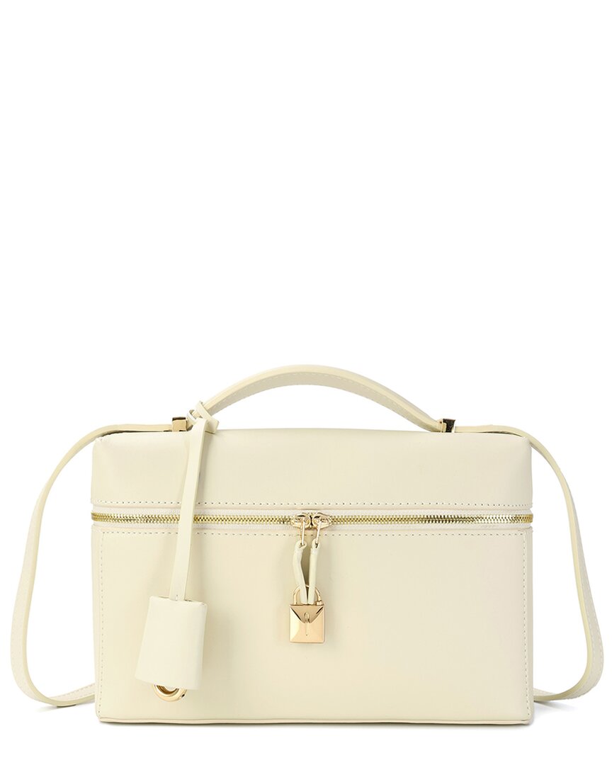 TIFFANY & FRED PARIS TIFFANY & FRED PARIS CHIC LOCKBOX LEATHER SHOULDER BAG