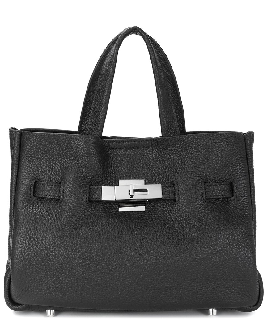 Tiffany & Fred Paris Top Handle Leather Bag