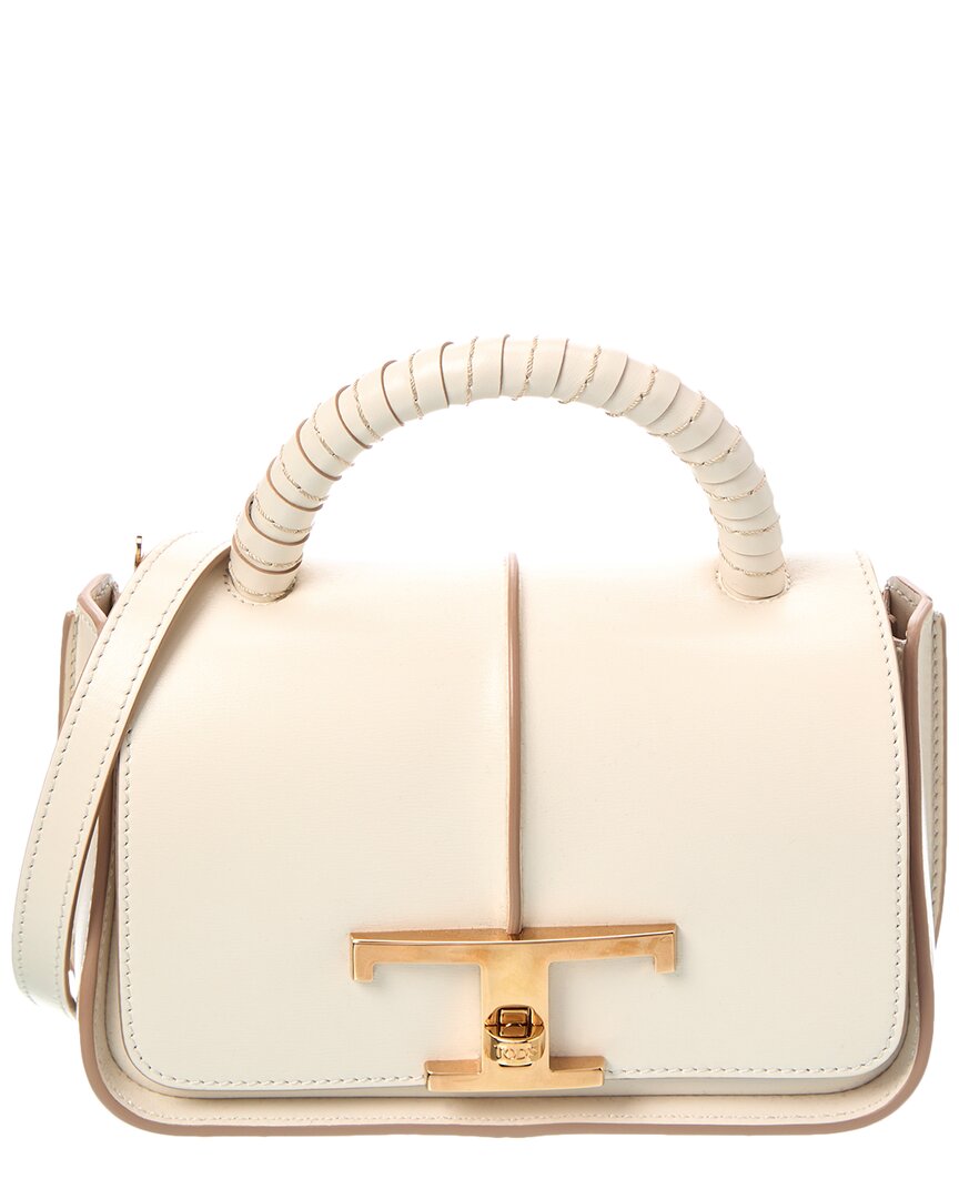 Tod's Logo Leather Shoulder Bag