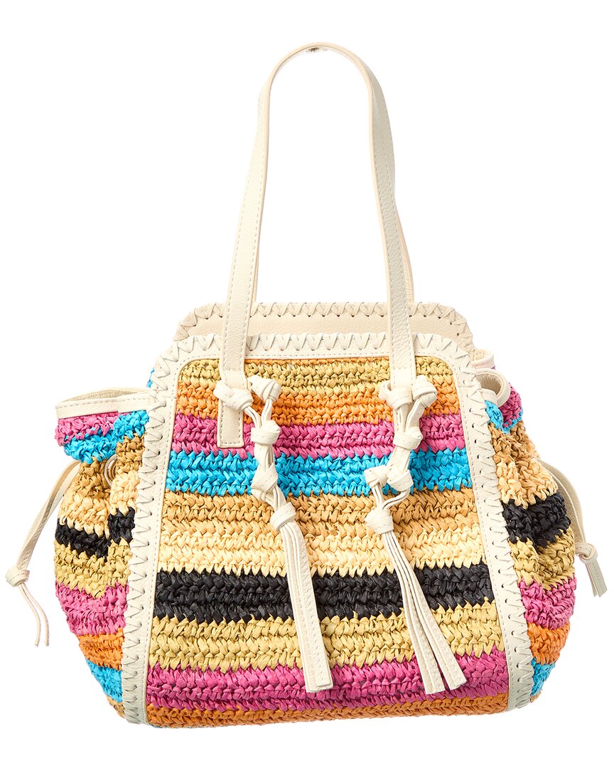Btb Los Angeles Irina Straw Satchel