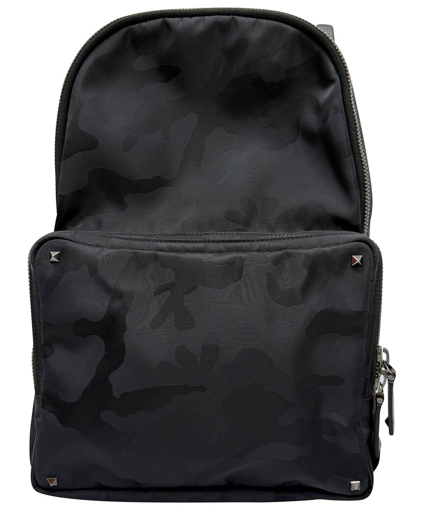 Valentino Garavani Valentino Camouflage Jacquard Backpack (authentic Pre-loved)