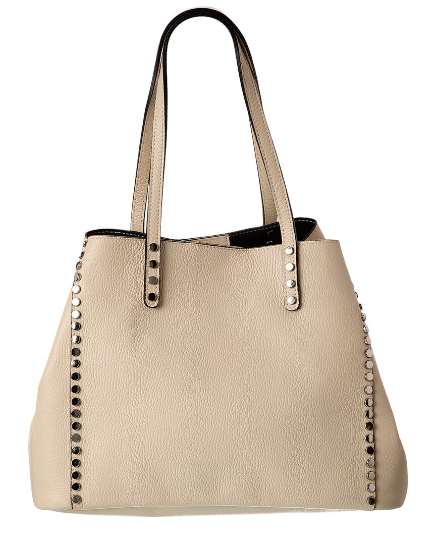 Italian Leather Top Handle Tote