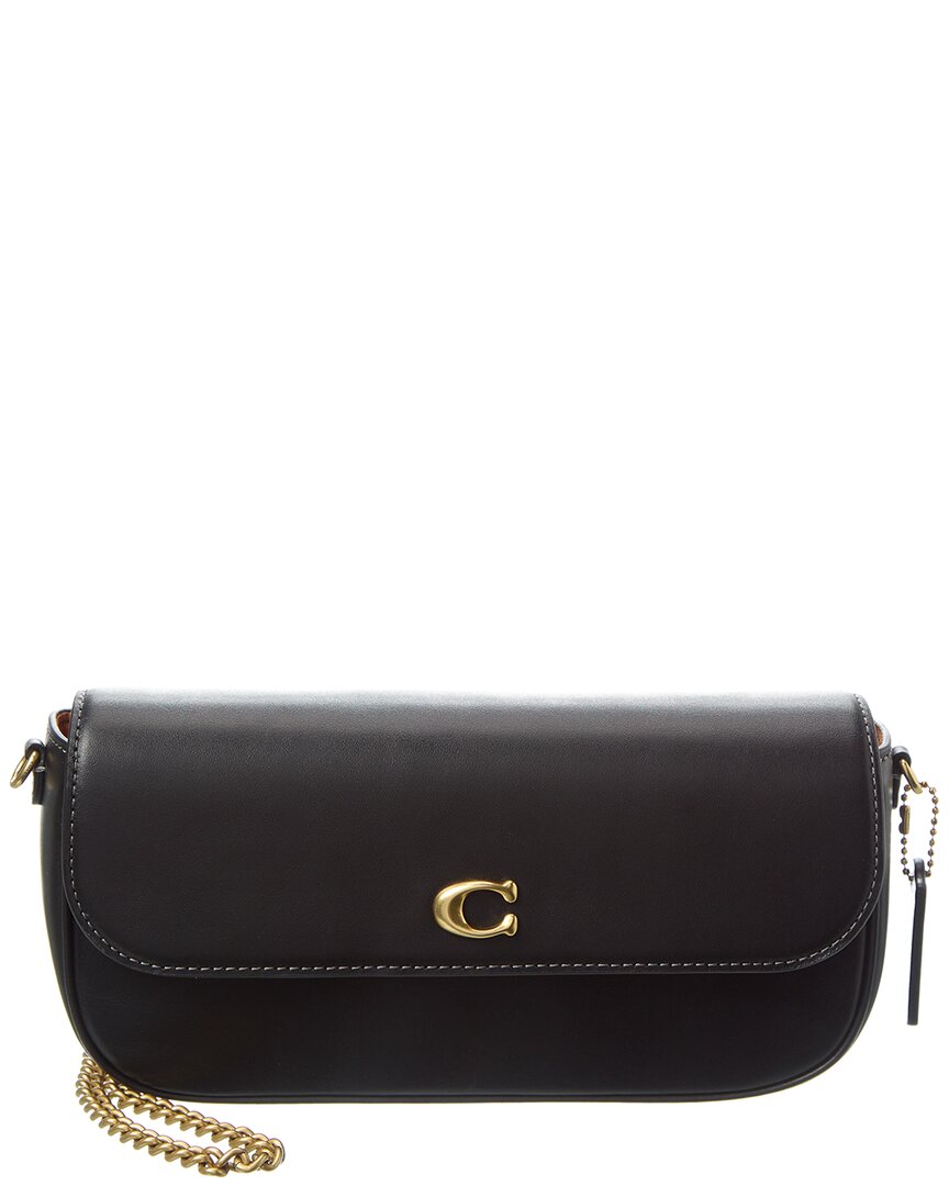 Coach Brook Flap Leather Chain Bag