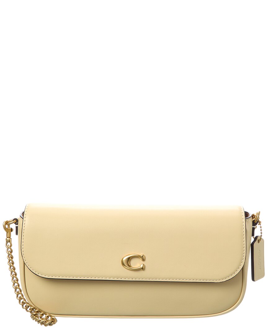 Coach Brook Flap Leather Chain Bag