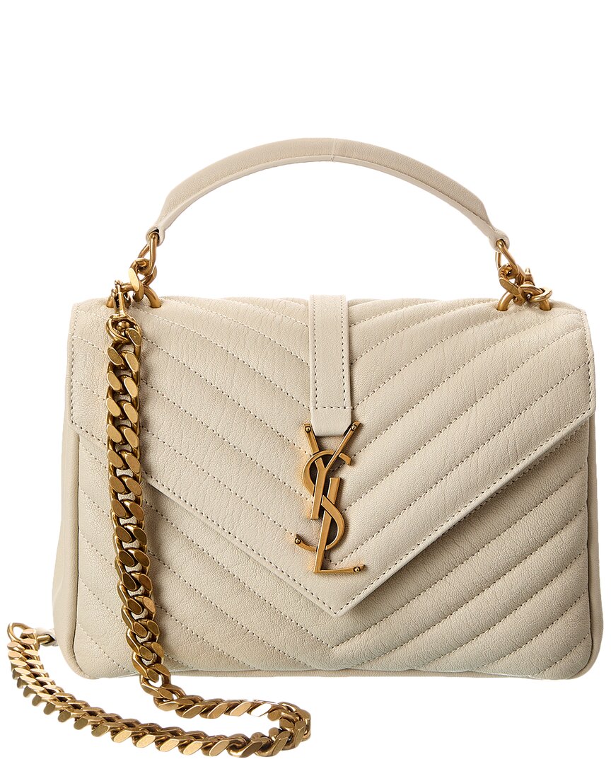 Saint Laurent College Medium Leather Shoulder Bag