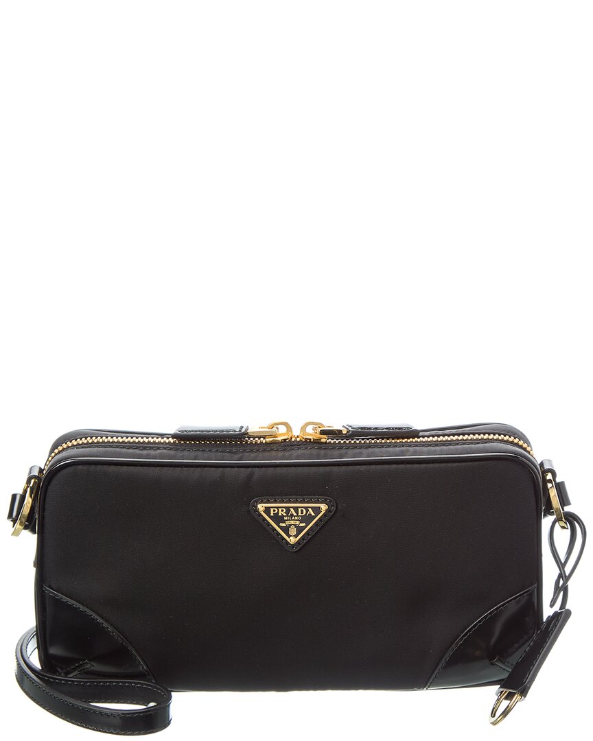 Prada Dnu Inv  Re-edition Chaine Nylon & Leather Shoulder Bag