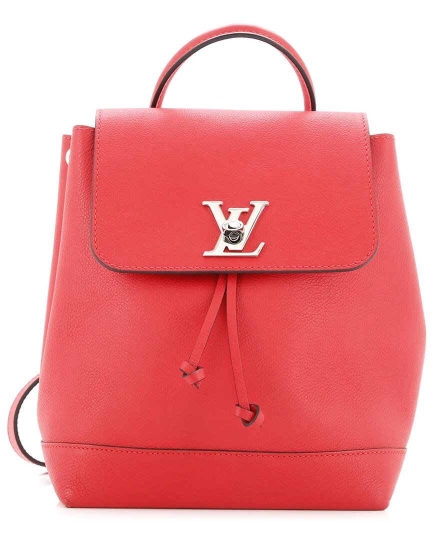 Pre-owned Louis Vuitton Lockme Backpack Leather (authentic Pre-loved)