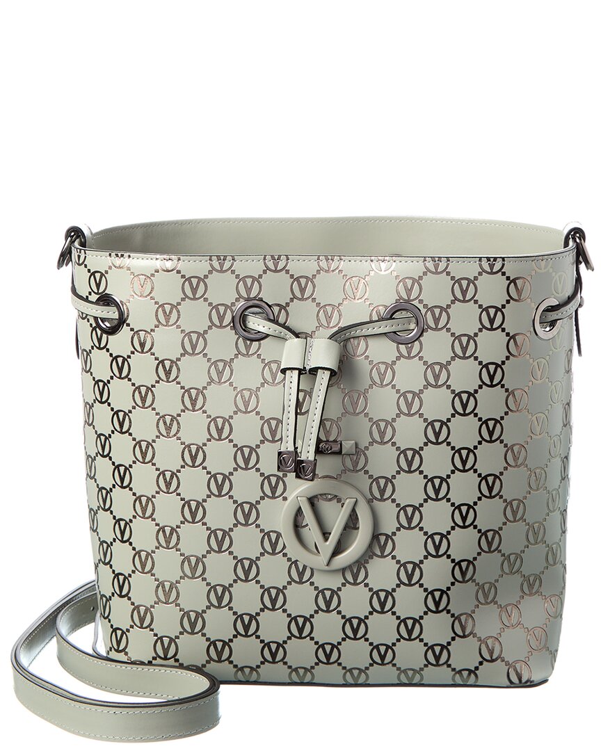 Valentino By Mario Valentino Karl Monogram Leather Bucket Bag – Bluefly