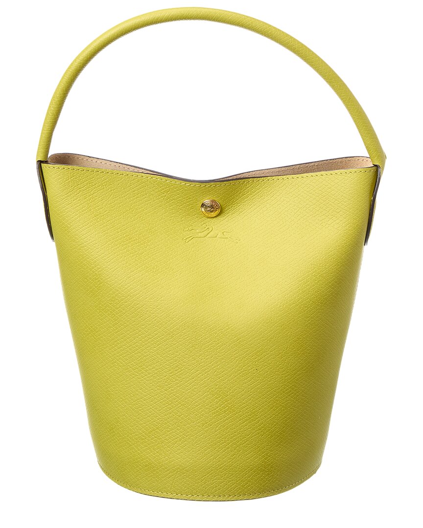 Longchamp Épure Small Leather Bucket Bag