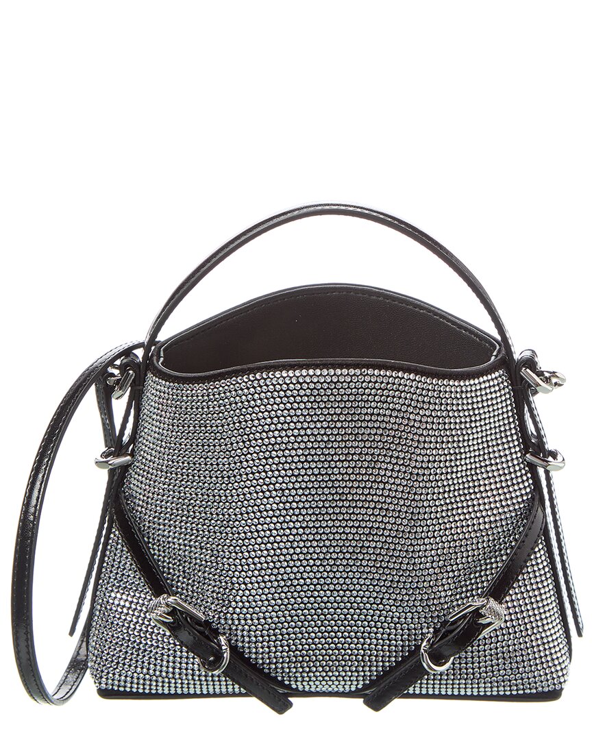 Givenchy Dnu Inv Voyou Nano Satin & Leather Shoulder Bag