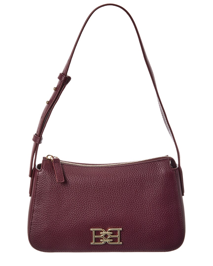 Bally Leather Shoulder Bag In Red