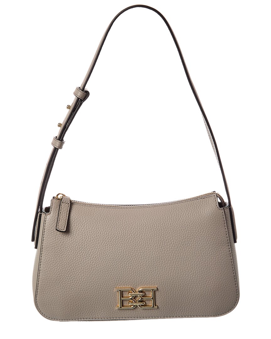 Bally Leather Shoulder Bag In Sand