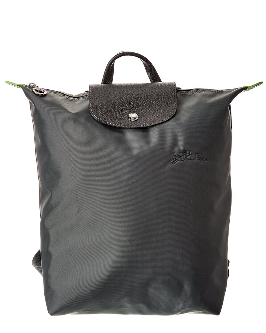 Longchamp Adjustable Straps Front Flap Top Handle Backpack
