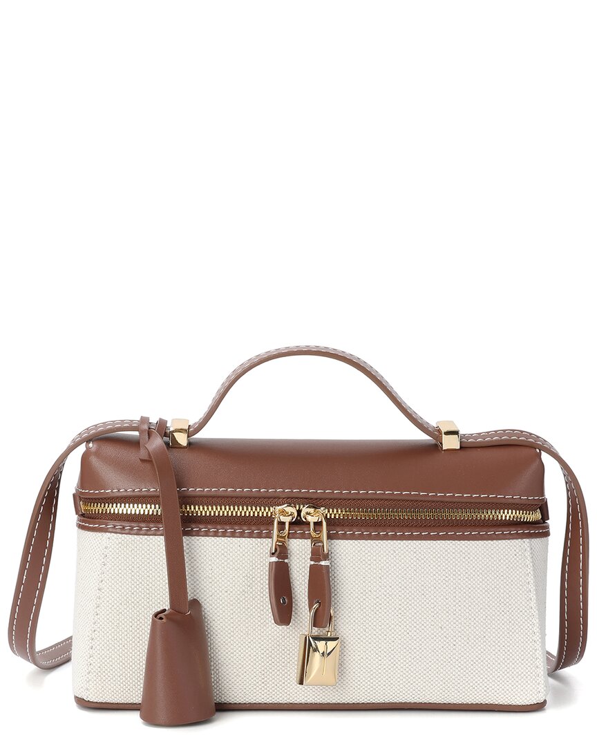 TIFFANY & FRED PARIS TIFFANY & FRED PARIS CANVAS & LEATHER CROSSBODY