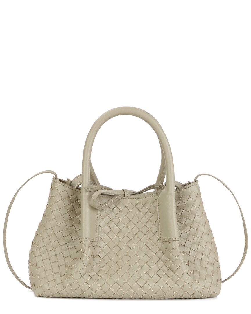 Tiffany & Fred Paris Hand-woven Leather Tote