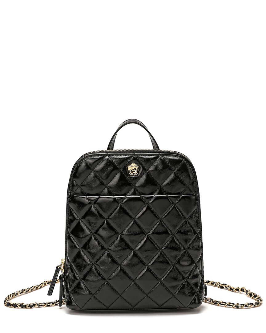 Tiffany & Fred Paris Quilted Leather Backpack