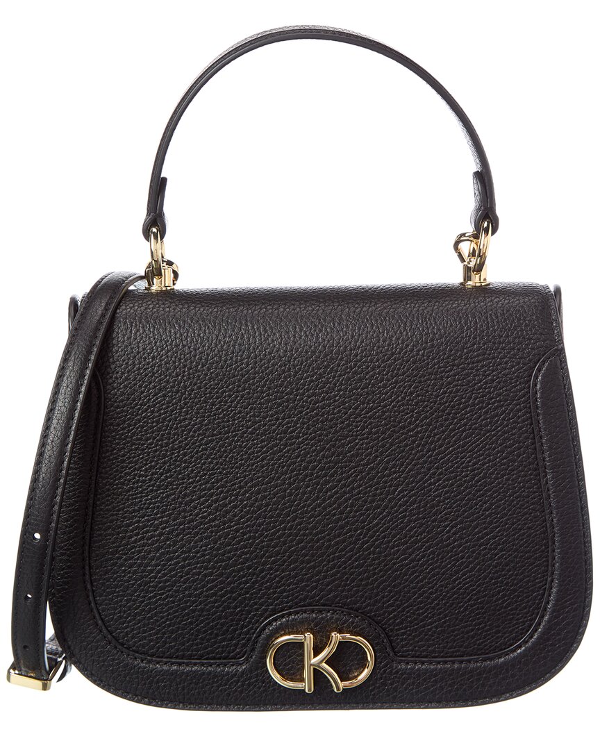 Kate Spade New York Kyla Leather Saddle Bag In Black