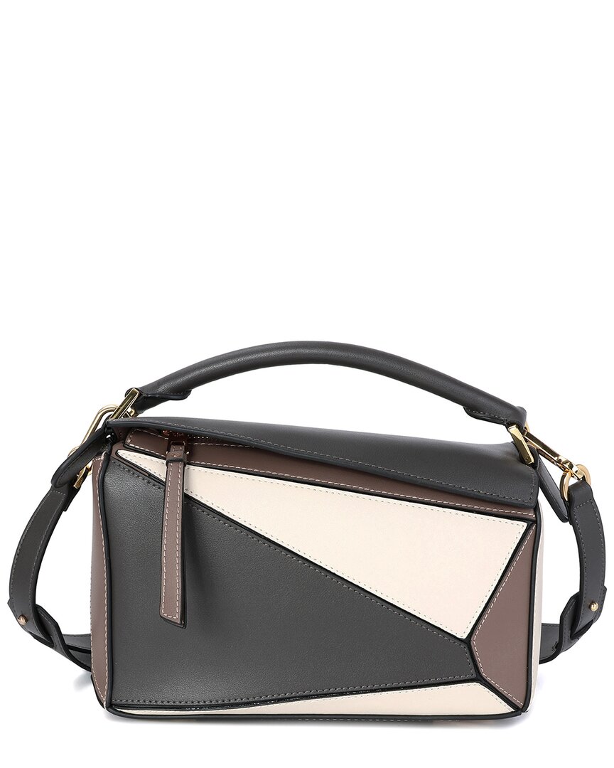 TIFFANY & FRED PARIS TIFFANY & FRED PARIS GEOMETRIC LEATHER MESSENGER BAG 