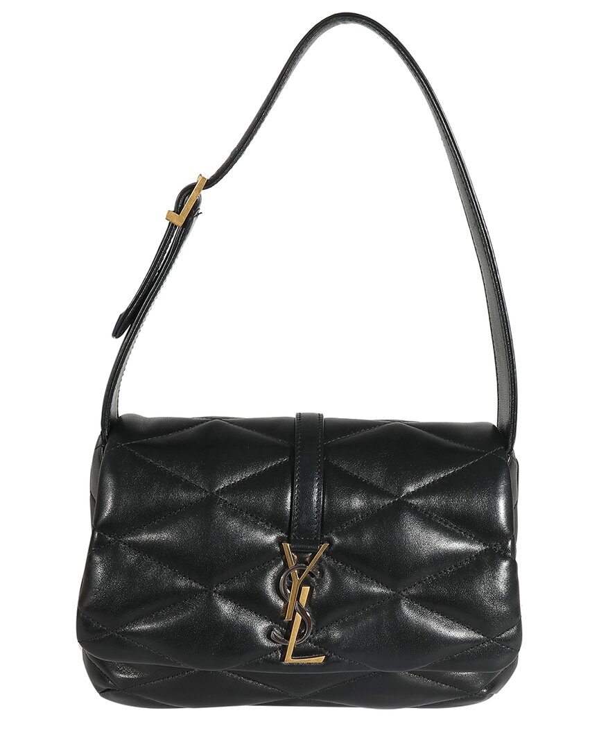 Saint Laurent Black Leather Le 57 Hobo (authentic Pre-loved)