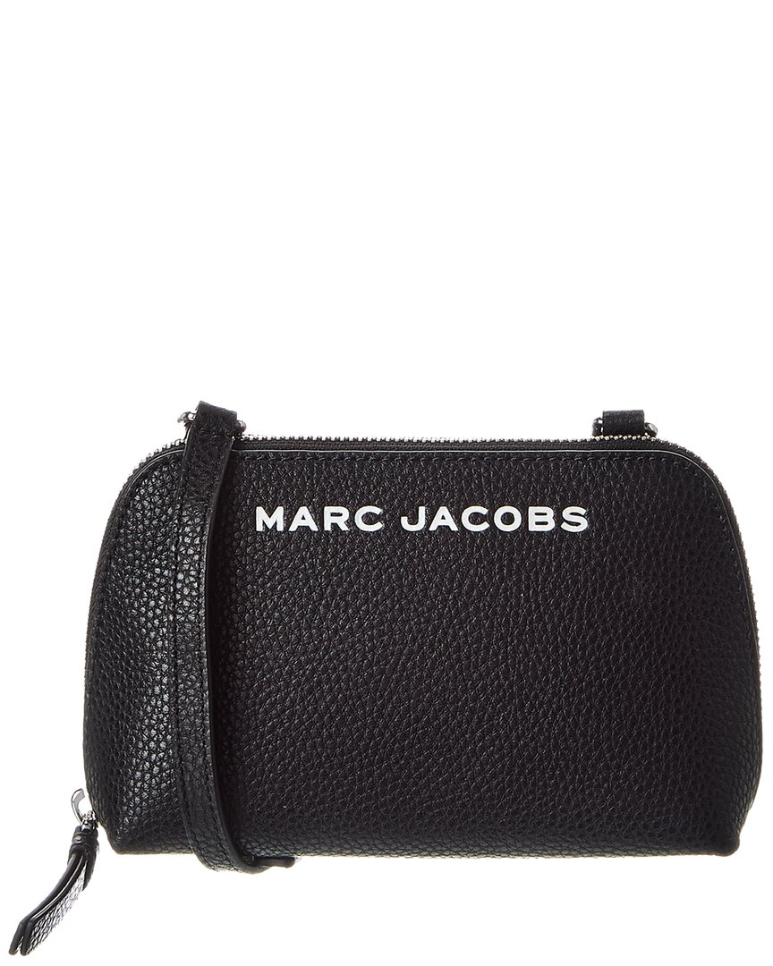 Marc Jacobs Small Leather Crossbody Pouch In Black