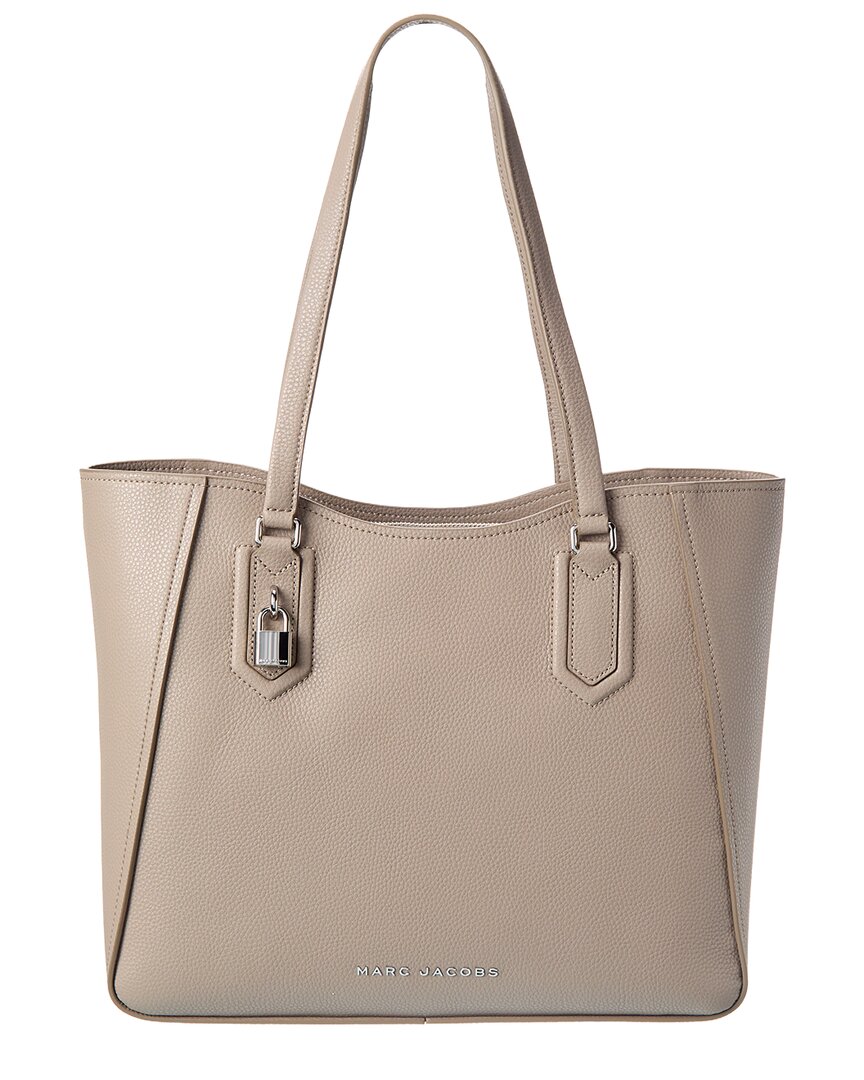 Marc Jacobs Drifter Work Leather Tote In Gray