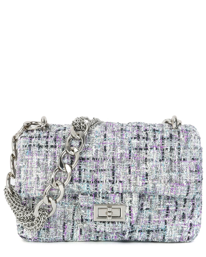 Tiffany & Fred Paris Tweed & Leather Crossbody