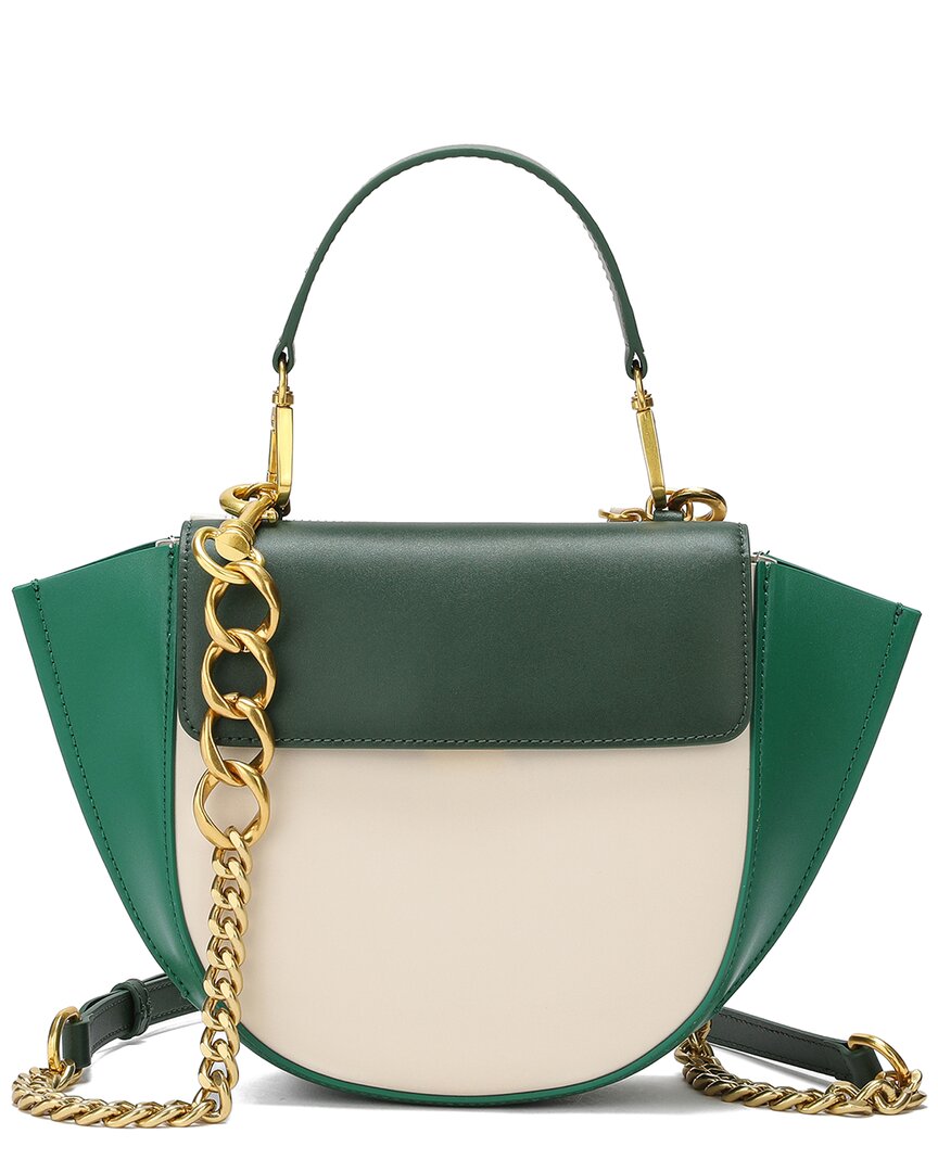 Tiffany & Fred Paris Full-grain Leather Top-handle Crossbody