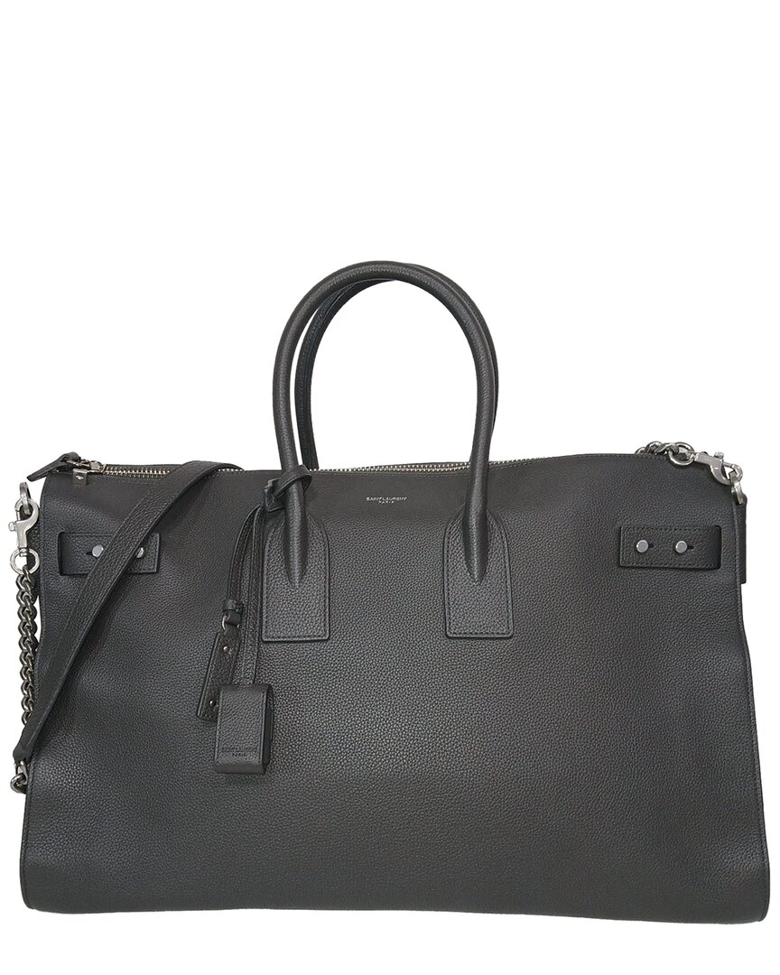 Saint Laurent Saint Lauren Sac De Jour Leather Duffle Bag