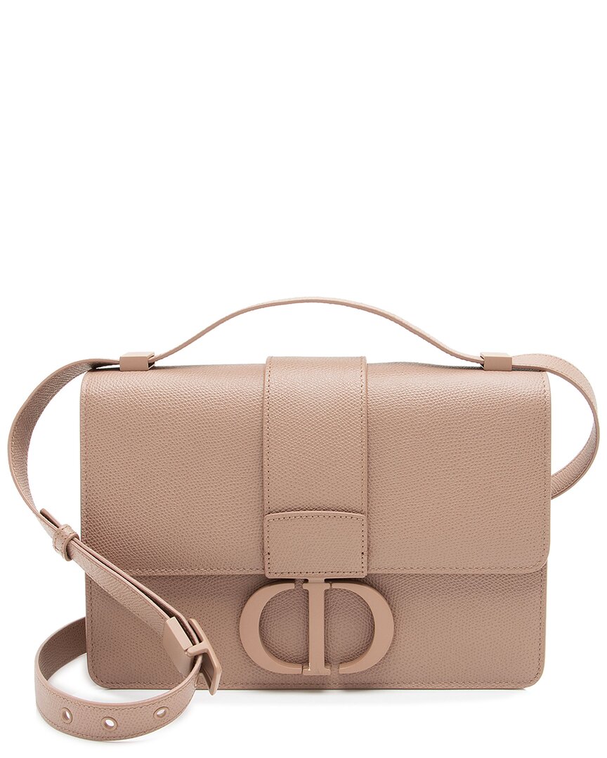 Dior Pink Leather 30 Montaigne Flap Box Bag (authentic Pre-loved)