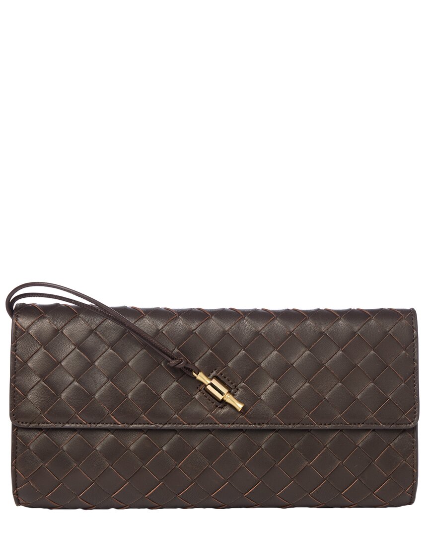 J.mclaughlin Pernille Leather Handbag In Brown