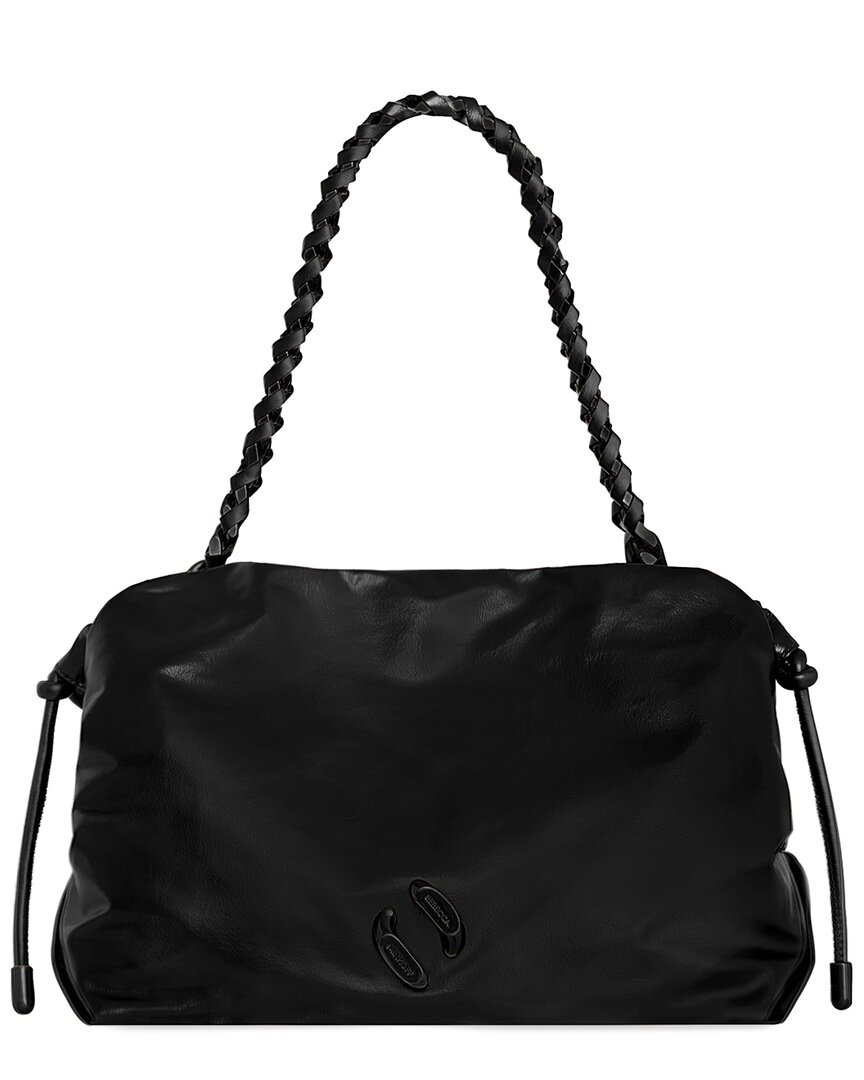 Rebecca Minkoff Zero Gravity Leather Shoulder Bag In Black