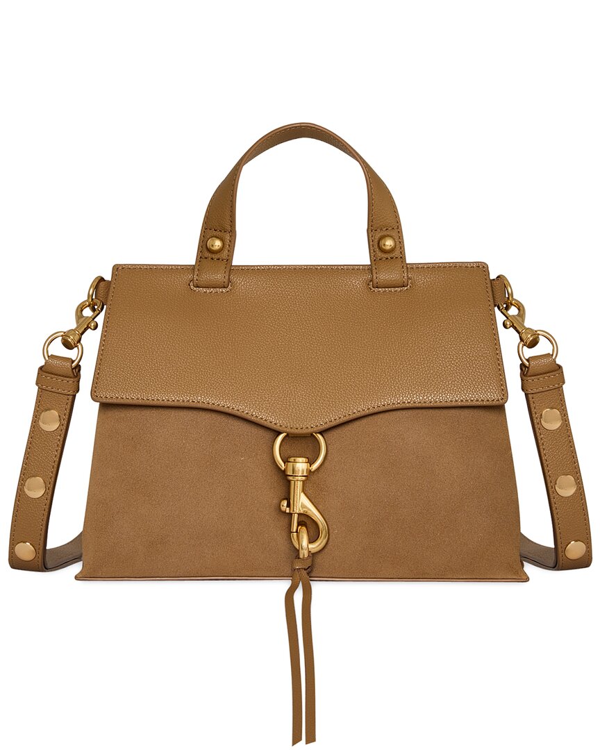 Rebecca Minkoff Keith Small Leather Satchel In Brown