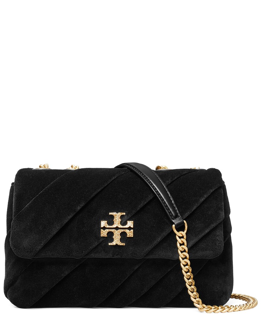 Tory Burch Kira Draped Velvet Small Convertible Shoulder Bag