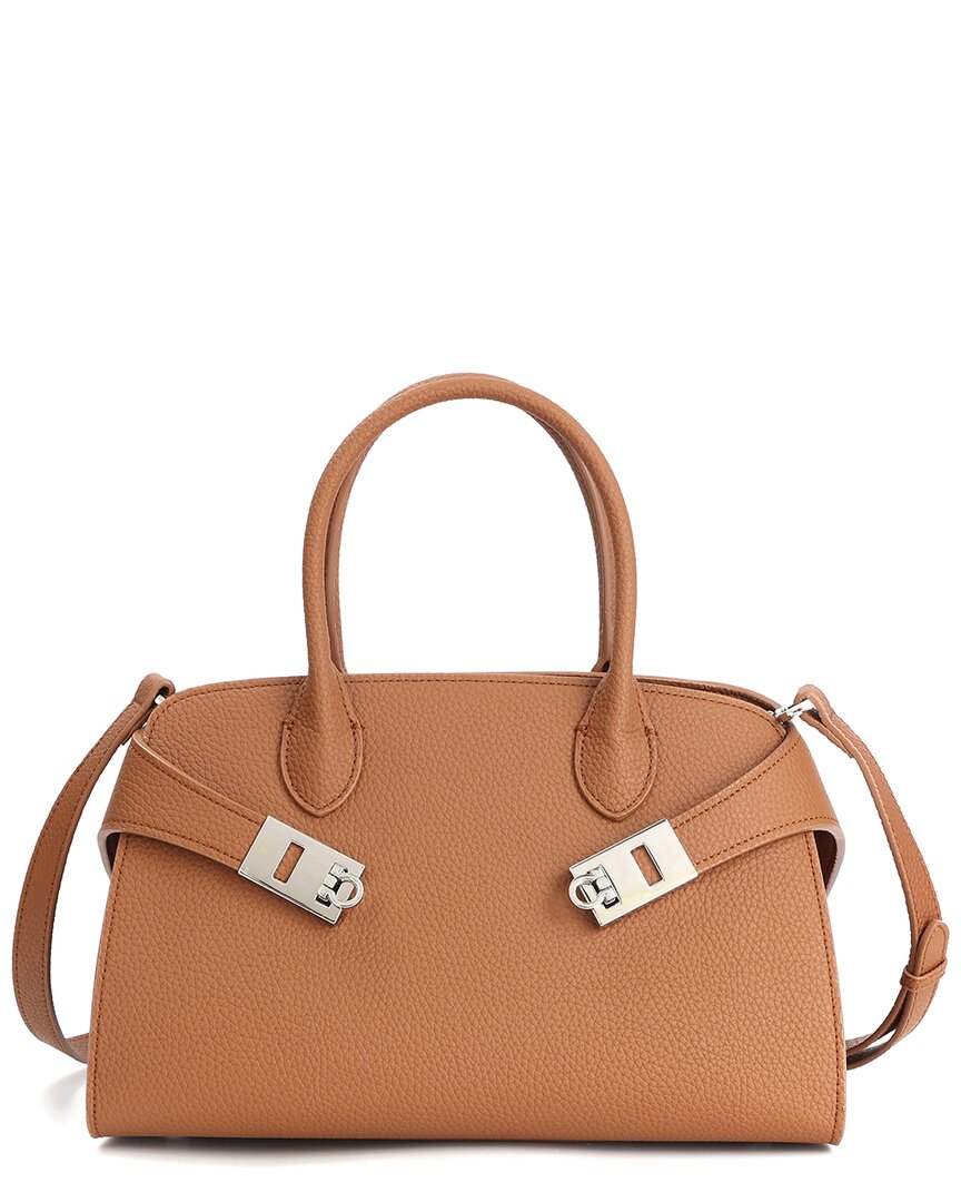 Tiffany & Fred Paris Smooth Leather Satchel In Brown