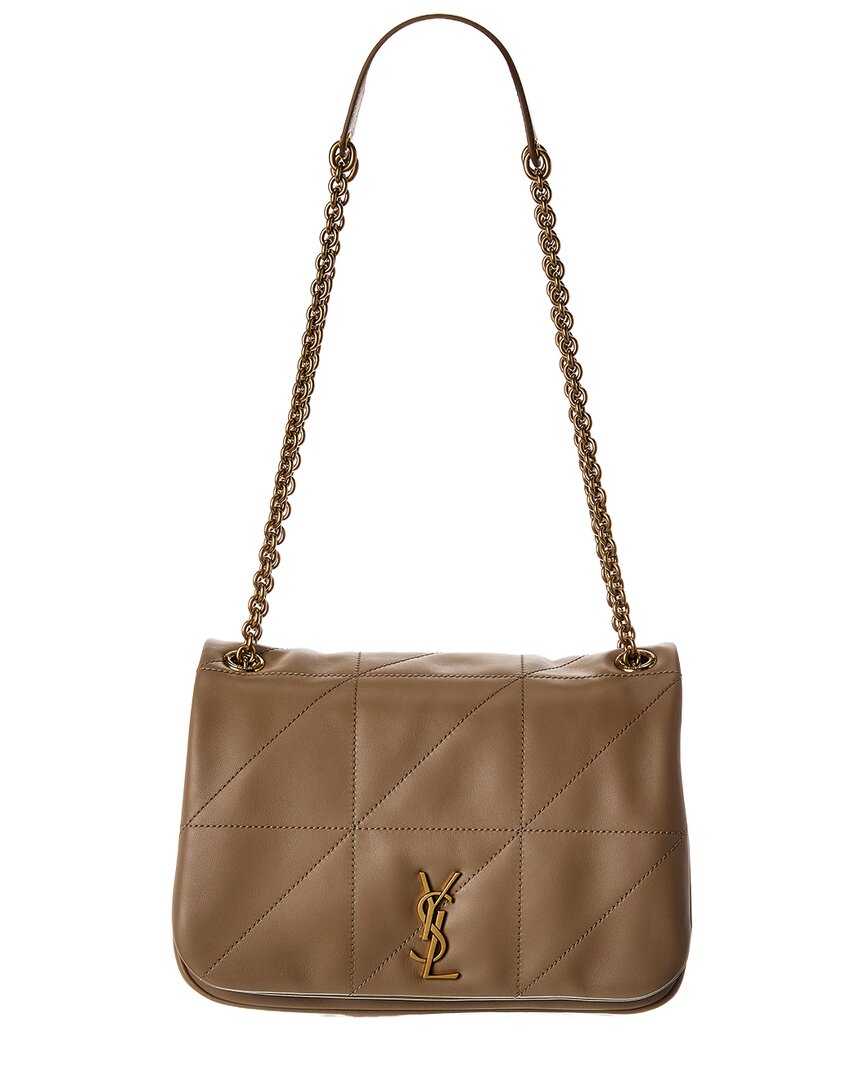 Saint Laurent Jamie 4.3 Small Leather Shoulder Bag In Brown