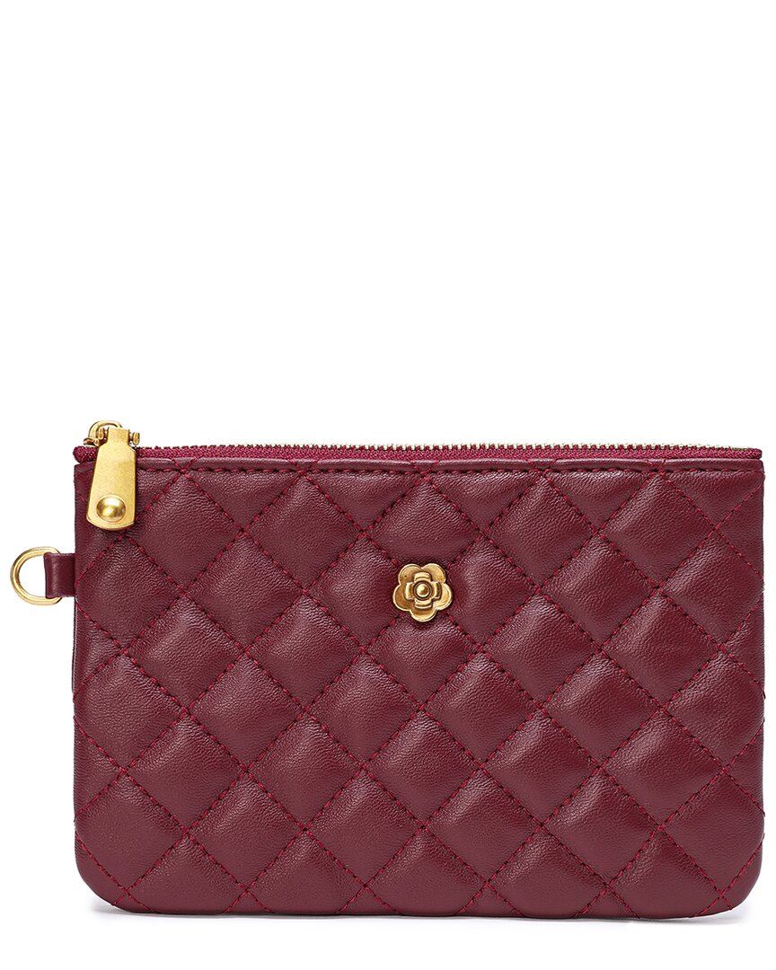 Tiffany & Fred Paris Quilted Leather Pouch